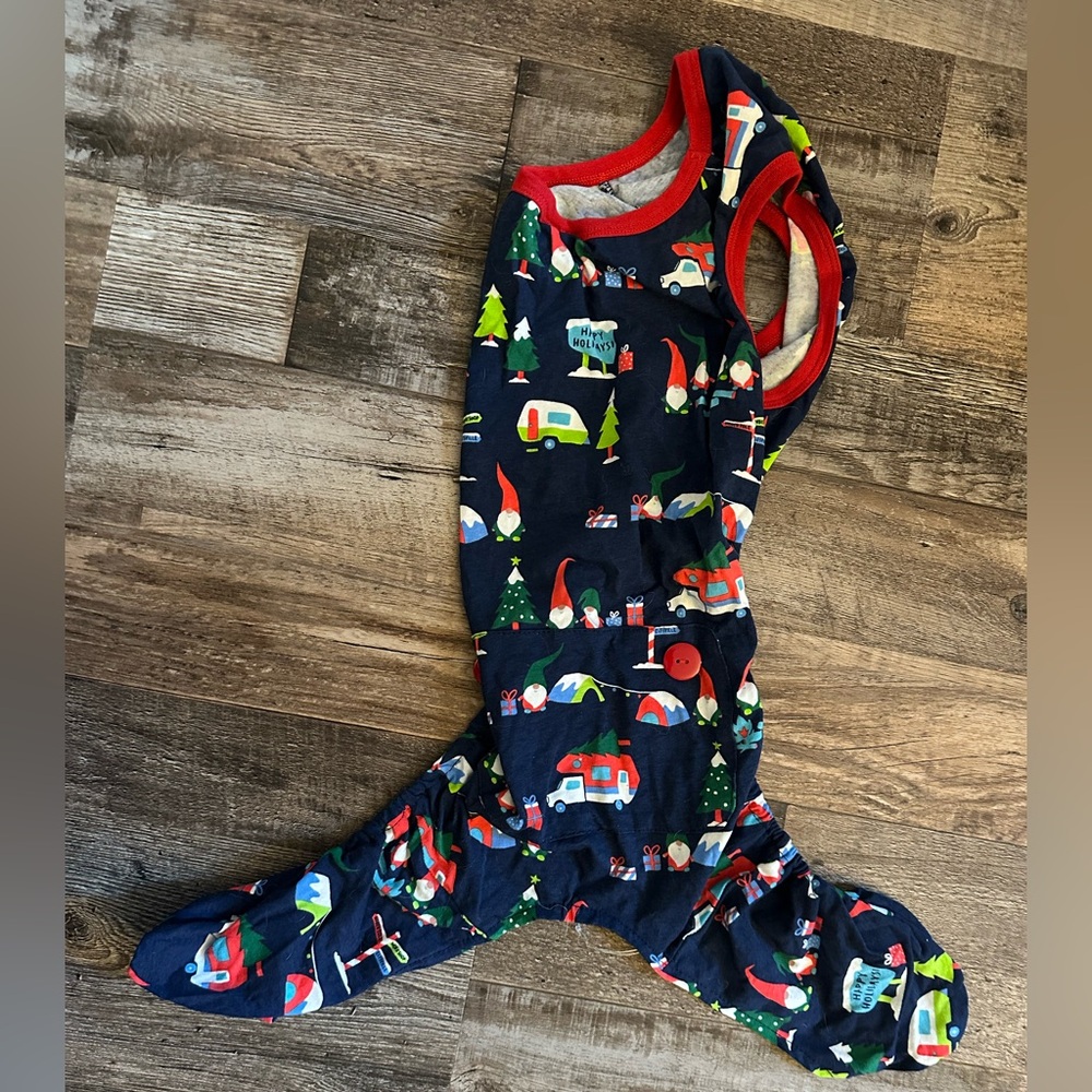 Pet Christmas Pajamas - Red and Green